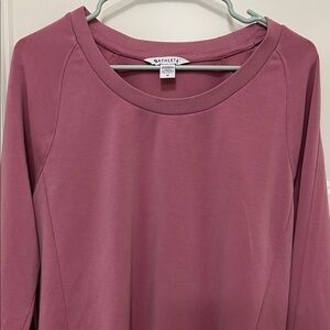 Athleta Dusty Rose Crewneck Pullover Sweatshirt